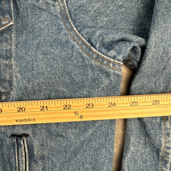 VTG Levi's Strauss & Co 70507‎ Reg Blue Wash Trucker Denim Jacket Mens XL - Picture 16 of 16